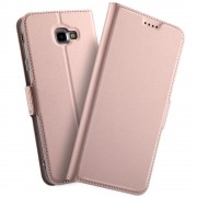rosaguld Slim flip cover Galaxy J4 plus (2018) Mobil tilbehør
