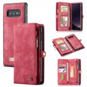 rød 2 i 1 cover med multi lommer Samsung S10e Mobil tilbehør