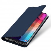 blå Slim flip cover Samsung A50 Mobil tilbehør