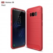 C-style armor cover rød Galaxy S8 Mobilcovers
