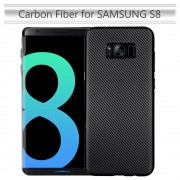 Carbon tpu cover Galaxy S8 sort Mobil tilbehør