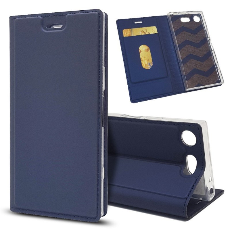 ROYALZ Custodia In Pelle Per Sony Xperia XZ1 Compact: Sacchetto Protettivo Con Chiusura, Colore Cognac, Leggera E Sicura - 3