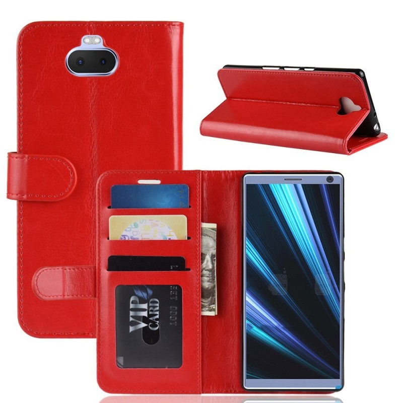 Étui Flip Style 360° Pour Sony Xperia 10 III - Housse Rabat Avec Protection Pare-chocs Et Caméra - Noir