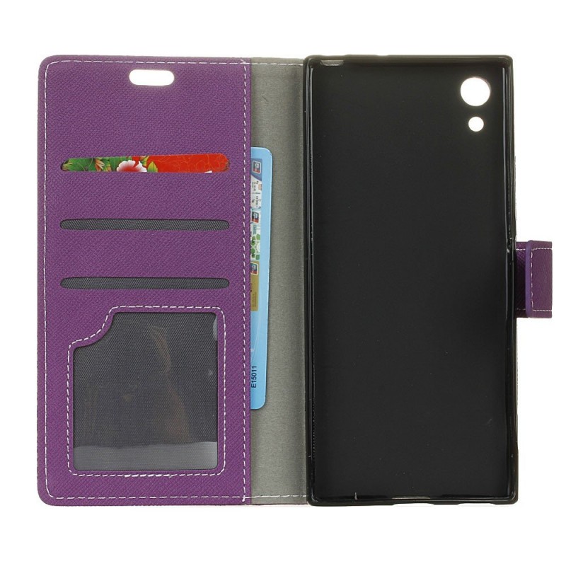Cover Sony Xperia XA1 Plus A Portafoglio, Custodia Flip In PU Con Supporto E Slot Per Carte, Chiusura Magnetica - 4
