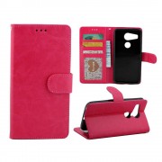 LG NEXUS 5X cover etui med kort lommer rosa Leveso Mobil tilbehør