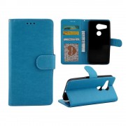 LG NEXUS 5X cover etui med kort lommer blå Leveso Mobil tilbehør