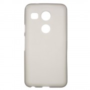 LG NEXUS 5X cover mat tpu grå Mobiltelefon tilbehør