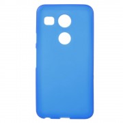 LG NEXUS 5X cover mat tpu blå Mobiltelefon tilbehør