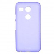 LG NEXUS 5X cover mat tpu lilla Mobiltelefon tilbehør