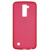 LG K10 cover mat tpu rød Mobiltelefon tilbehør