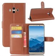 Vilo flip cover brun til Huawei Mate 10  Mobilcovers
