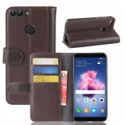 Flip cover i split læder brun Huawei P smart Mobilcovers
