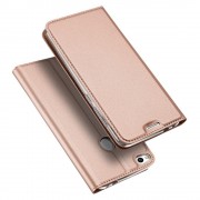 Huawei Honor 8 Lite cover slim med lomme rosa guld, Huawei Honor 8 Lite covers
