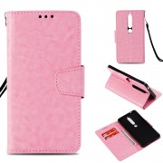 Nokia 6.1 (2018) pink retro cover Mobil tilbehør