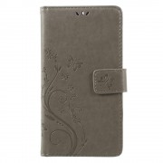 Nokia 6 mobil cover med mønster grå Mobilcover