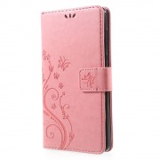 Nokia 6 mobil cover med mønster pink Mobilcover