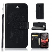 Cover med mønster sort Nokia 3.1 (2018) Mobil tilbehør