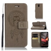 Cover med mønster grå Nokia 3.1 (2018) Mobil tilbehør