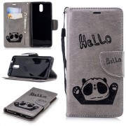 Panda cover grå Nokia 3.1 (2018) Mobil tilbehør