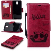 Panda cover rosa Nokia 3.1 (2018) Mobil tilbehør