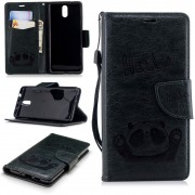 Panda cover blågrøn Nokia 3.1 (2018) Mobil tilbehør