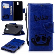 Panda cover blå Nokia 3.1 (2018) Mobil tilbehør