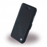 Iphone 6, 6S cover - etui BMW slanted i ægte læder sort Mobiltelefon tilbehør