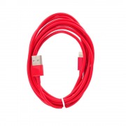 2 meter Lightning kabel rød Mobiltelefon tilbehør