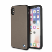 BMW læder hard cover Iphone X mocca Mobilcovers