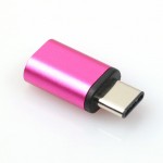 Adapter Micro usb til usb type c rosa