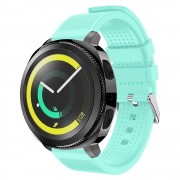 Blød siliconerem cyan Samsung gear sport Smartwatch tilbehør