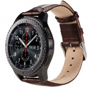Samsung Gear S3 brun læder rem croco Smartwatch tilbehør