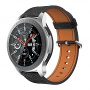 sort Blød læder rem Samsung Watch 46mm Smartwatch tilbehør
