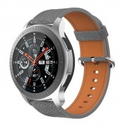 grå Blød læder rem Samsung Watch 46mm Smartwatch tilbehør