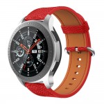 Blød læder rem Samsung Watch 46mm rød