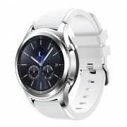 Samsung Gear 3 Sports silikonerem hvid Smartwatch tilbehør Leveso.dk