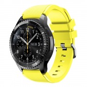 til Samsung Gear 3 Sports silikonerem gul, Smartwatch tilbehør