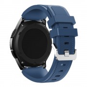 Til Samsung Gear 3 Sports silikonerem mørkeblå Leveso.dk Smartwatch tilbehør
