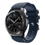 Samsung Gear 3 mørkeblå Sports silikone rem Leveso.dk Smartwatch tilbehør
