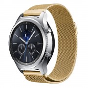 Samsung Gear S3 luksus Milanese urrem guld Leveso.dk Smartwatch tilbehør