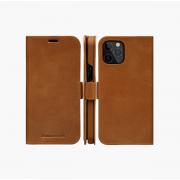 brun Slim premium læder etui iPhone 12 / 12 Pro Mobil tilbehør