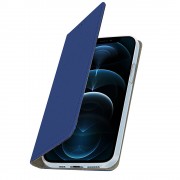Lvs slim flip etui iPhone 12 / 12 Pro blå Mobil tilbehør