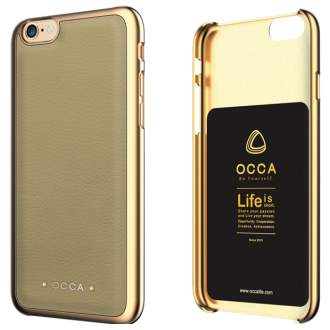 Cover til Iphone 7 ægte læder Occa absolute khaki Apple Iphone 7 Mobil tilbehør Leveso.dk
