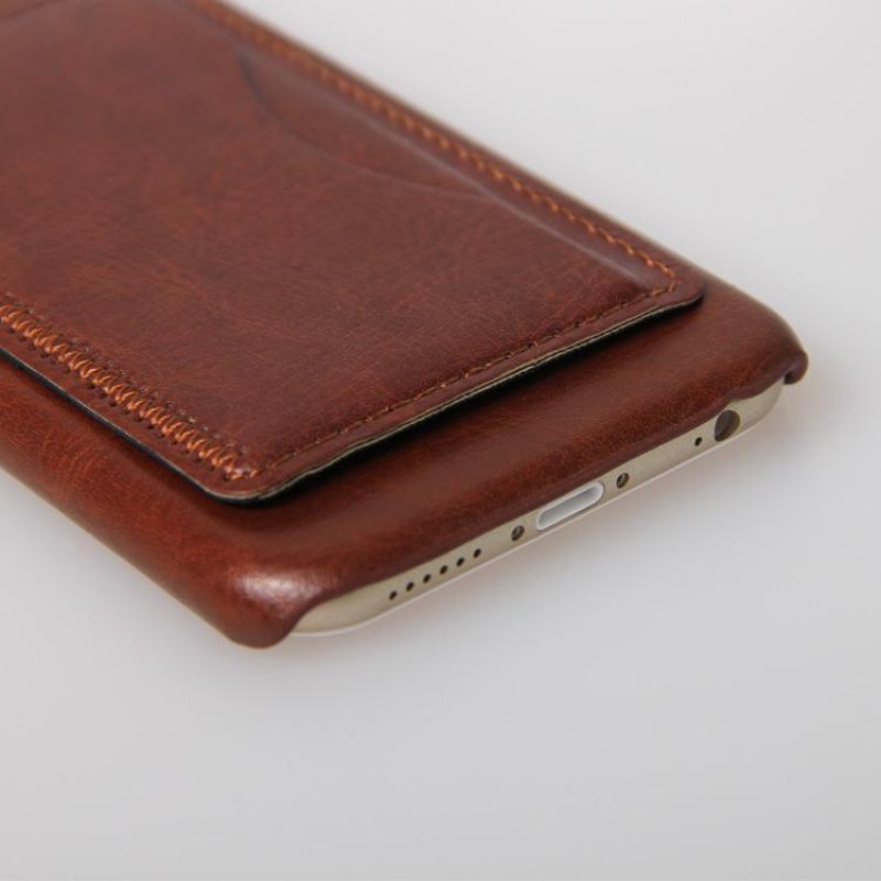 HANDMADE 100% GENUINE BRONZE COLOR ALLIGATOR LEATHER iPHONE 6