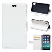 Klassisk flip cover hvid Iphone X Mobilcovers