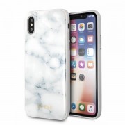 Guess marble case cover til Iphone X hvid  Mobilcovers