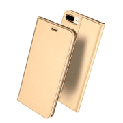 iPhone 7 plus / 8 plus slim flip cover guld Mobiltelefon tilbehør