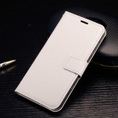 HTC ONE A9 læder cover med kort lommer, hvid