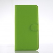 HTC ONE A9 læder pung cover, grøn