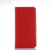 HTC ONE A9 læder pung cover, rød